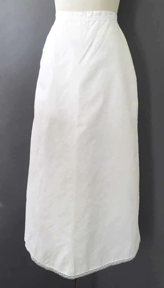 60s Snowhite Underskirt - 1960s Vintage White Und… - image 4