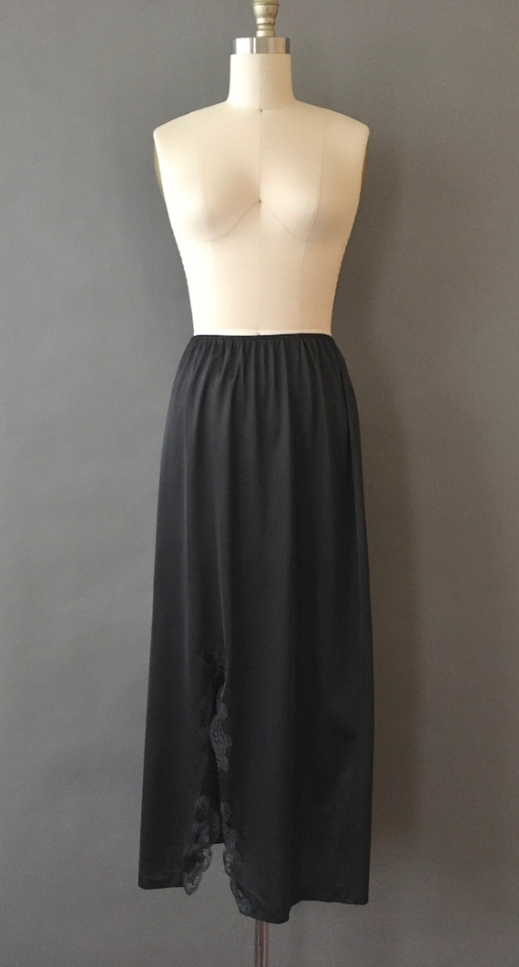 Vintage black slip long Gem