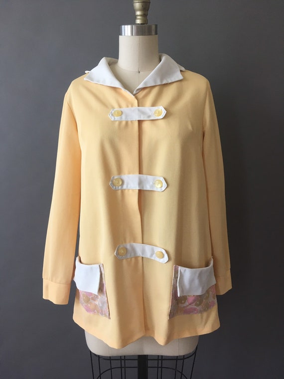Classic Crew Long Sleeve Vintage Sunny Orange