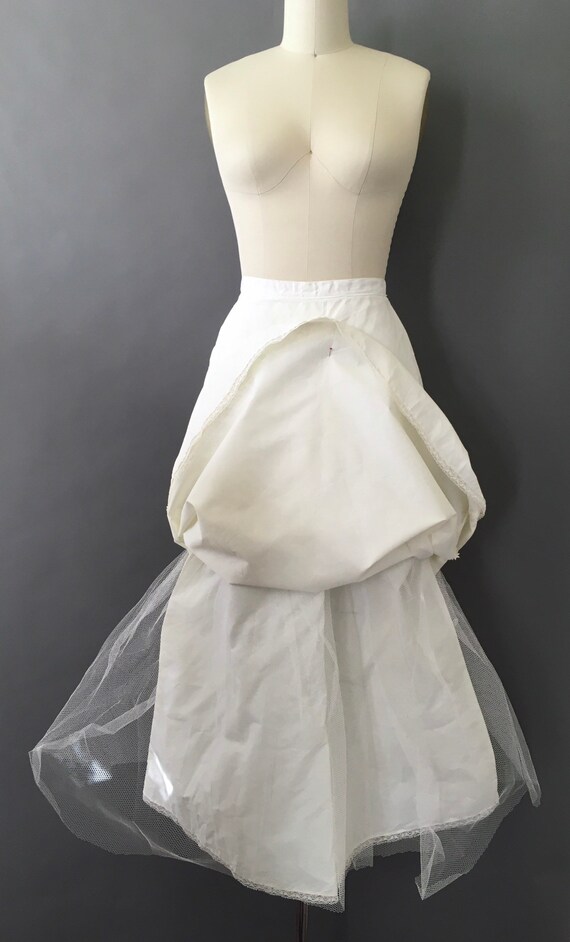 60s Snowhite Underskirt - 1960s Vintage White Und… - image 3