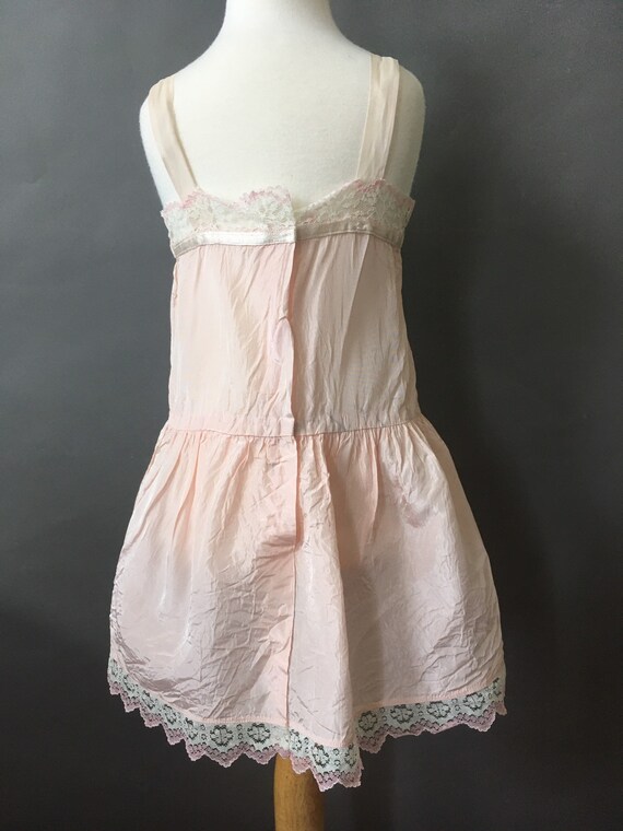 40s 50s Girls Pink Slip - 1940s 1950s Vintage Lig… - image 5