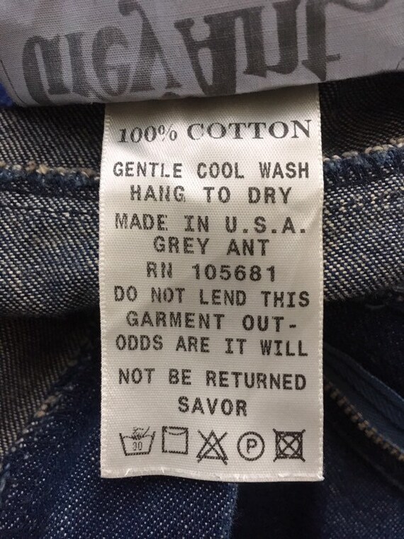 90s 00s Grey Ant Jeans 1990s 2000s 