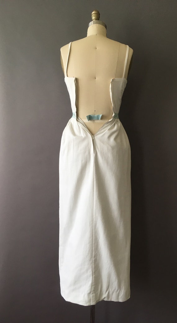 50s The Hepburn Dress - 1950s Vintage White Party… - image 7