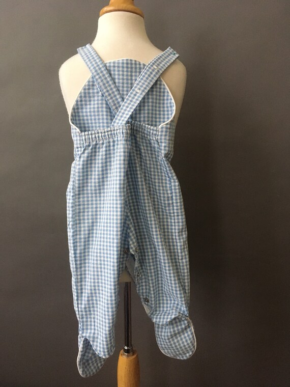 60s Magic Gingham One Piece - 1960s Vintage Baby … - image 3