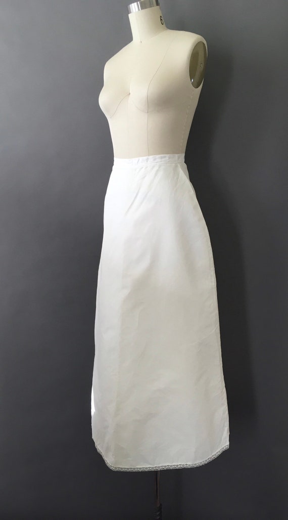 60s Snowhite Underskirt - 1960s Vintage White Und… - image 5