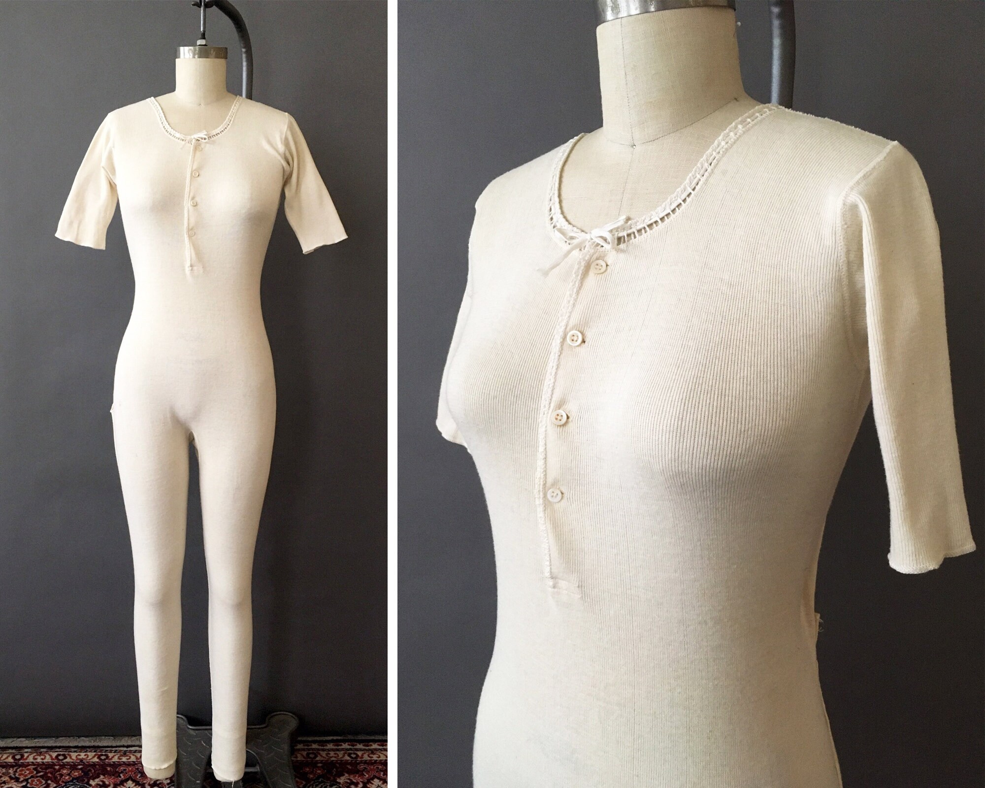 Long Johns 1920s 1930s Vintage 