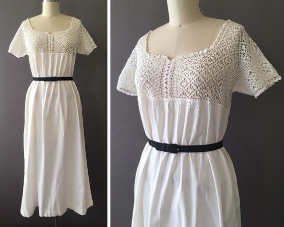 1900s PeekaBoo Belle Dress - Early 1900s Antique V