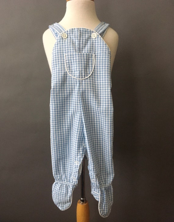 60s Magic Gingham One Piece - 1960s Vintage Baby … - image 2