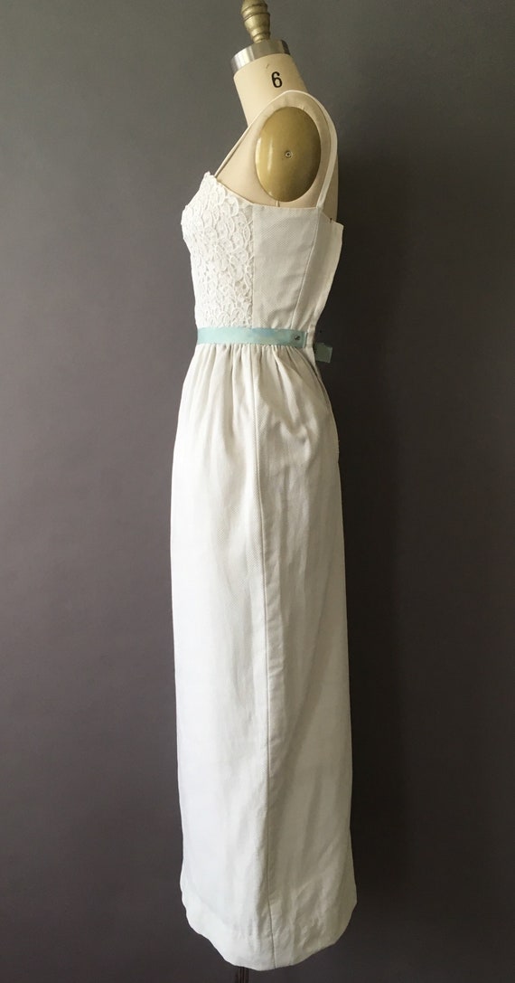 50s The Hepburn Dress - 1950s Vintage White Party… - image 6