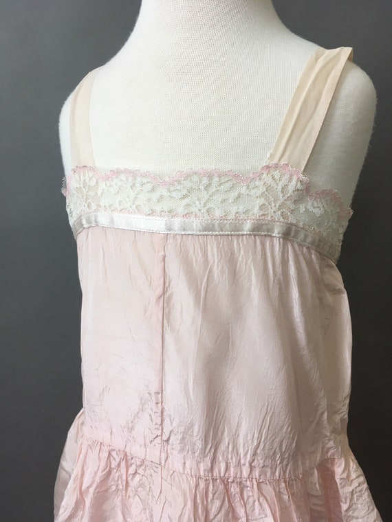 40s 50s Girls Pink Slip - 1940s 1950s Vintage Lig… - image 6