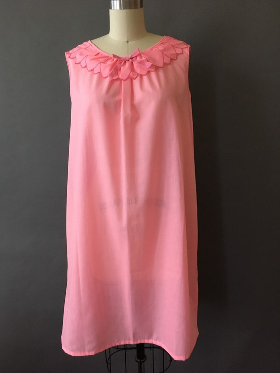 60s Bubblegum Matching Set - 1960s Vintage Nightd… - image 3