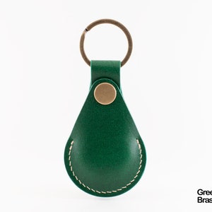 Air Tag Leather cover teardrop key fob