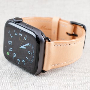 42MM/44MM/45MM Apple Watch Band- Buttero Leather Natural