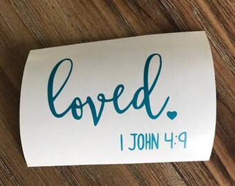 bible verse decal etsy