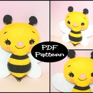 bee plush pattern