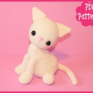 Cat Crochet Pattern, Cat Amigurumi, Amigurumi PDF Pattern, Cat Plush, Cat Plushie, Cat Toy, Crochet Toy, Amigurumi Tutorial, Cat Doll, Cat