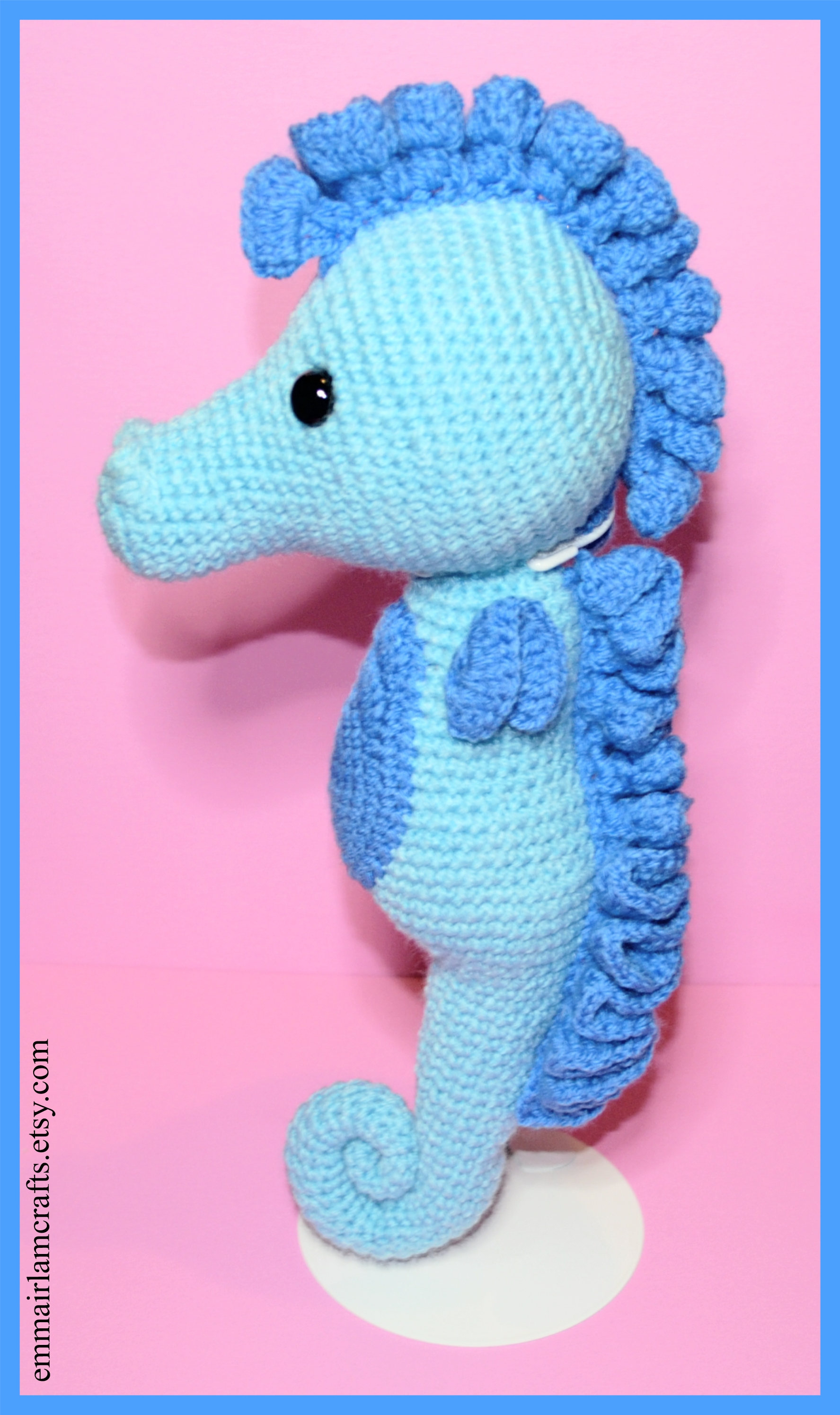 PDF Seahorse Crochet Pattern Seahorse Amigurumi Amigurumi Etsy UK
