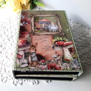 Alice in Wonderland handmade Ephemera lapbook junk journal