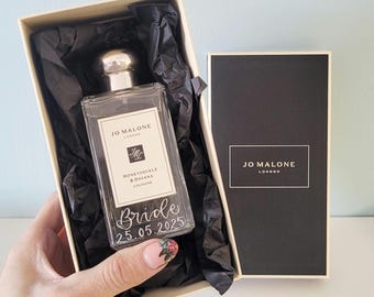 Personalised Engraved Perfume Bottle: Engraving Service,  Custom Perfume Bottle Gift, Wedding Perfume Engraved, personalised perfume bottle