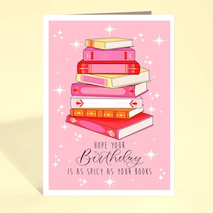 I hope your birthday is as spicy as your books - faerie smut lover birthday card