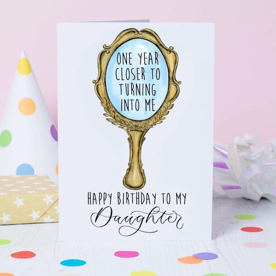 Divertente Biglietto Di Auguri Di Compleanno Per La Figlia: Umorismo Sulla Stanza Sporca (download Immediato) - Italia - Foto 2