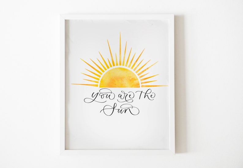 You are the sun print image 1