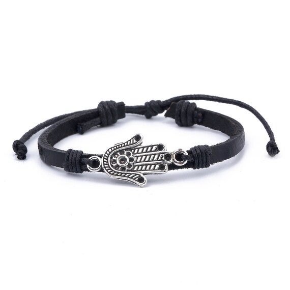 Mens hamsa best sale bracelet