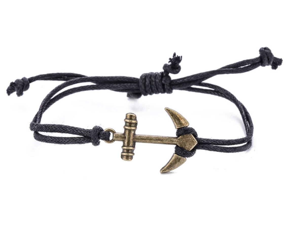 Anchor Bracelet // Nautical Bracelet // Sailing Bracelet // Etsy