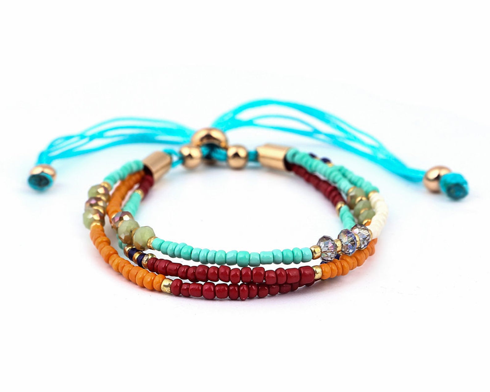 Beach Bracelet // Friendship Bracelet // Beads Bracelet // Etsy