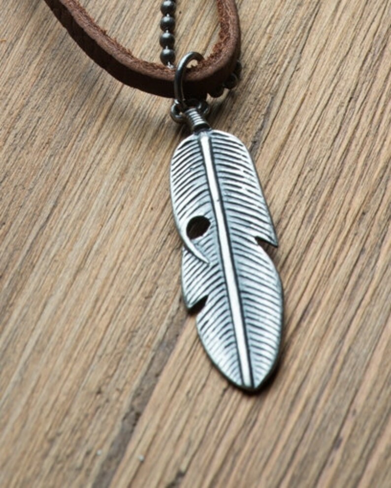 Leather Necklace // Men's Necklaces // Boho Necklace // Etsy UK