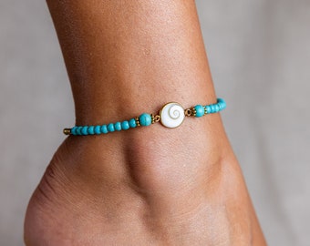 Turquoise Anklet // Turquoise Anklet For Women // Women Anklet // Women Anklet Bracelet // Anklets For Women // Beach Anklet