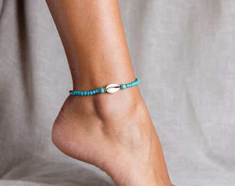Turquoise Anklet // Turquoise Anklet For Women // Women Anklet // Women Anklet Bracelet // Anklets For Women // Beach Anklet
