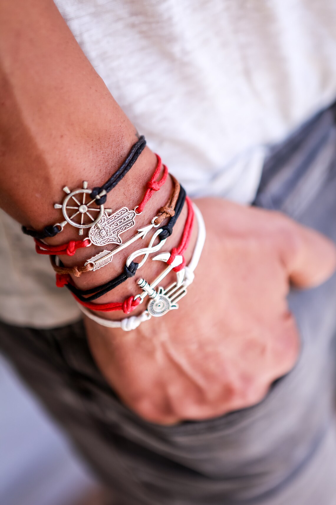 Anchor Bracelet // Nautical Bracelet // Sailing Bracelet // Etsy