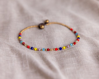 Multicolored Anklet //  MulticoloredFor Women // Women Anklet // Women Anklet Bracelet // Anklets For Women // Beach Anklet