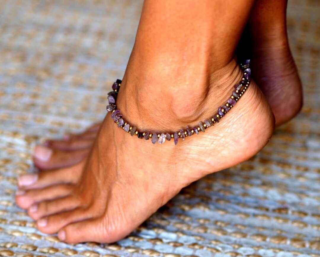 String Anklet // Hippie Anklet // String Ankle Bracelet for Women // Beach  Anklet // Tobillera // Bracelet Cheville Femme // Boho Jewelry 