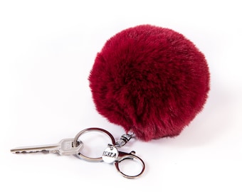 Handbag Charm // Purse Charm Pom Pom // Pom Pom Bag Charm // Fur Bag Charm // Fake Fur Charm // Pompom Bag Charm // Furry Bag Charm