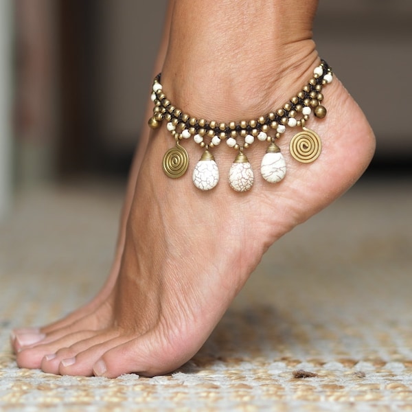 Ankle bracelet // Gypsy Anklet // Boho Anklet // Women Foot Jewelry // Oriental Anklet // Bells Anklet // Women Anklet // Beach Anklet