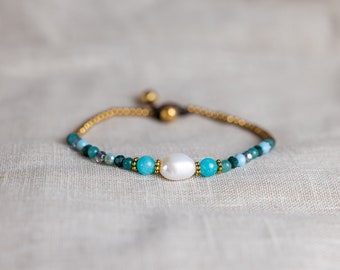 Turquoise and blue Anklet // Turquoise Anklet For Women // Women Anklet // Women Anklet Bracelet // Anklets For Women // Beach Anklet