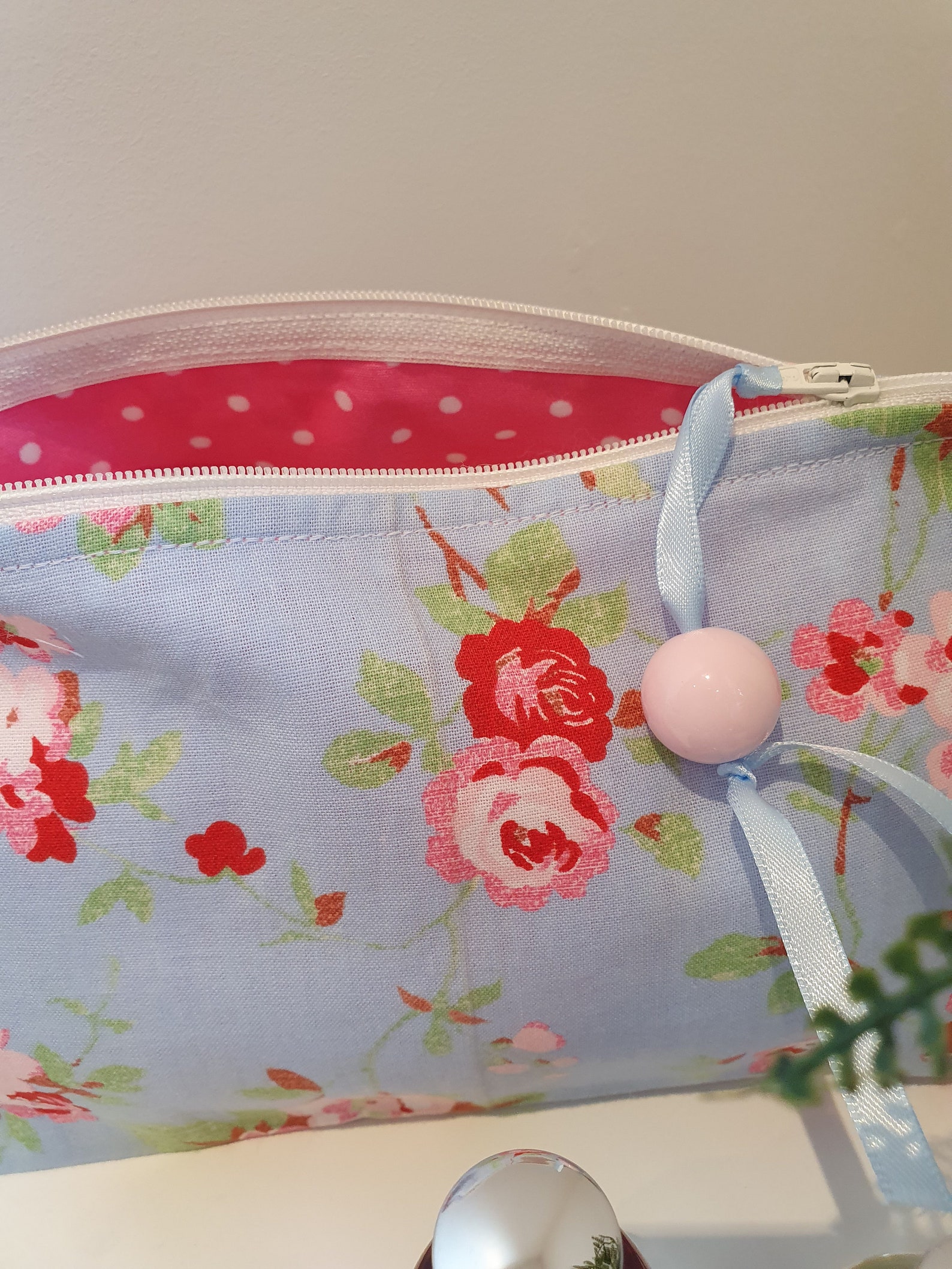 Pretty Cath Kidston fabric gift set of wash bag and makeup bag Etsy