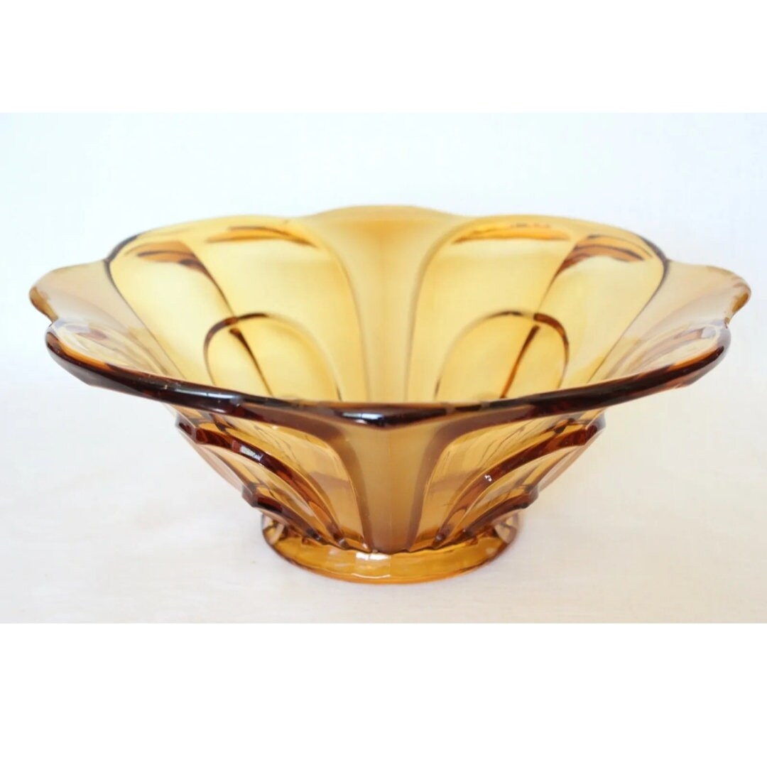 Brockwitz 1930 s Amber Glass Bowl Etsy brockwitz-1930-s-amber-glass-bowl-etsy