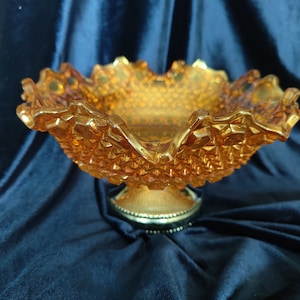 Vintage Carnival glass bowl  Fenton&#39;s  1950&#39;s