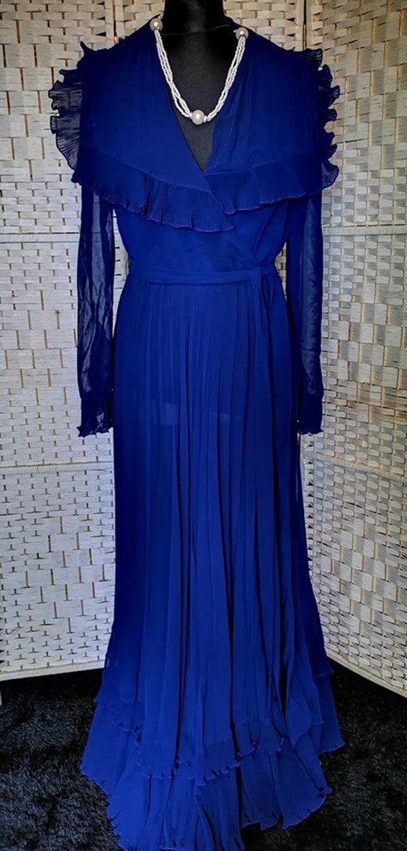 frank usher vintage  evening/ prom dress