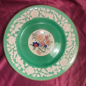 Rhapsody crescent George Jones & sons dinner plate art deco