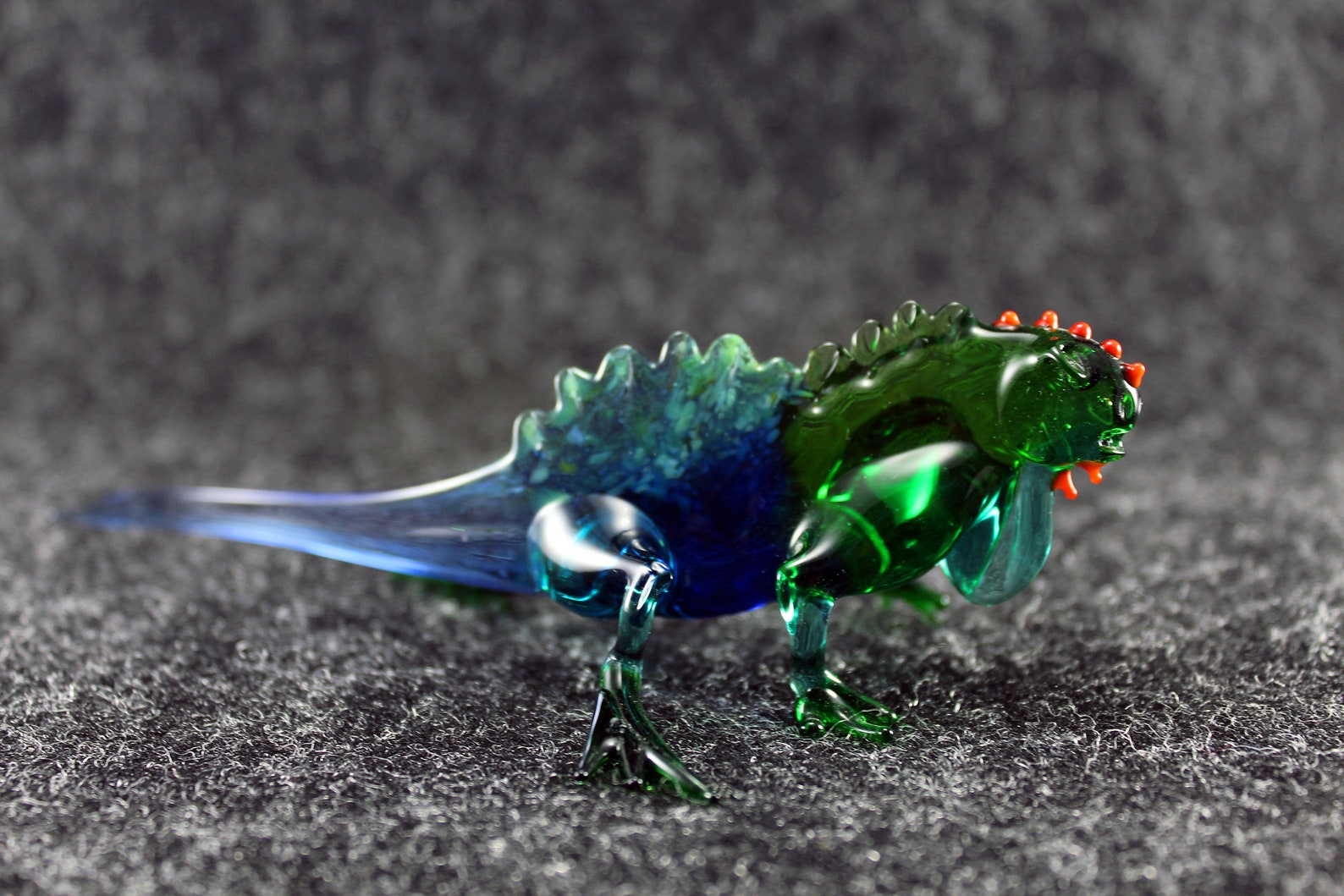 Glass Lizard Art Glass Home Decor Glass Lizard Fused Glass Etsy