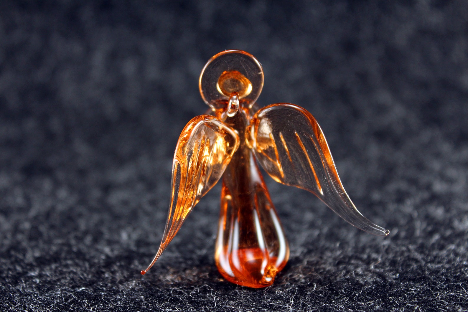 Glass angel art glass home decor glass angel fused glass angel Etsy