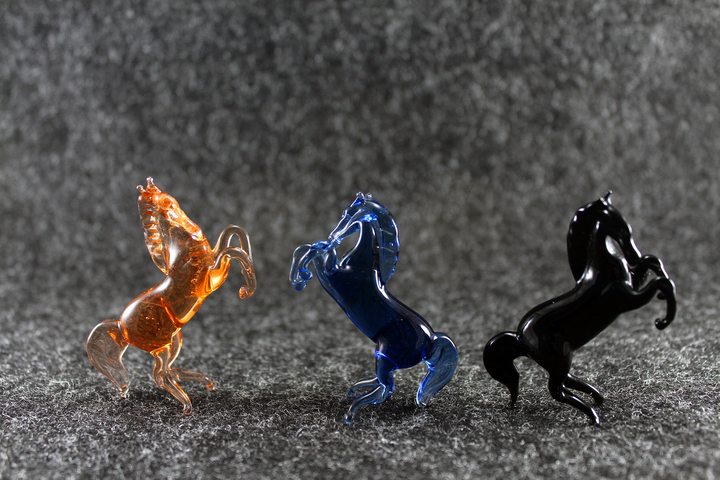 Glass horse art glass home decor glass horse fused glass horse Etsy