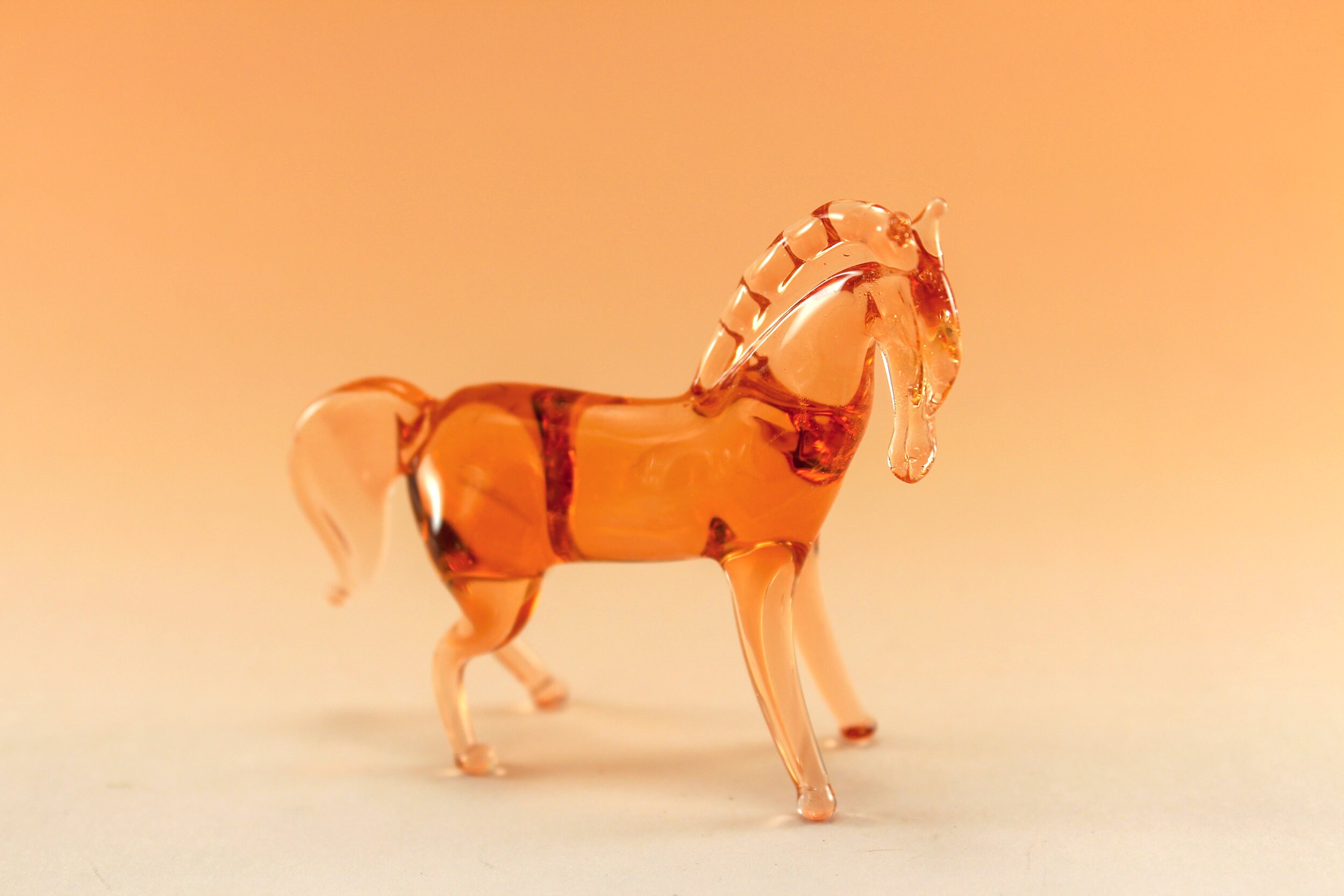 Glass Horse Art Glass Home Decor Glass Horse Fused Glass Horse | Etsy