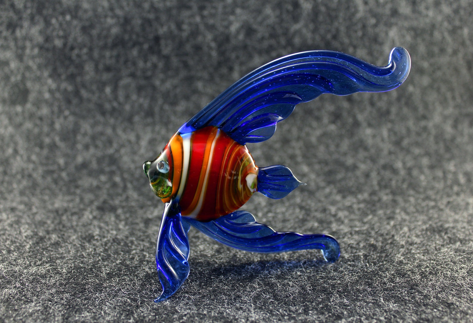 Glass Figurine Fish Murano Glass Etsy