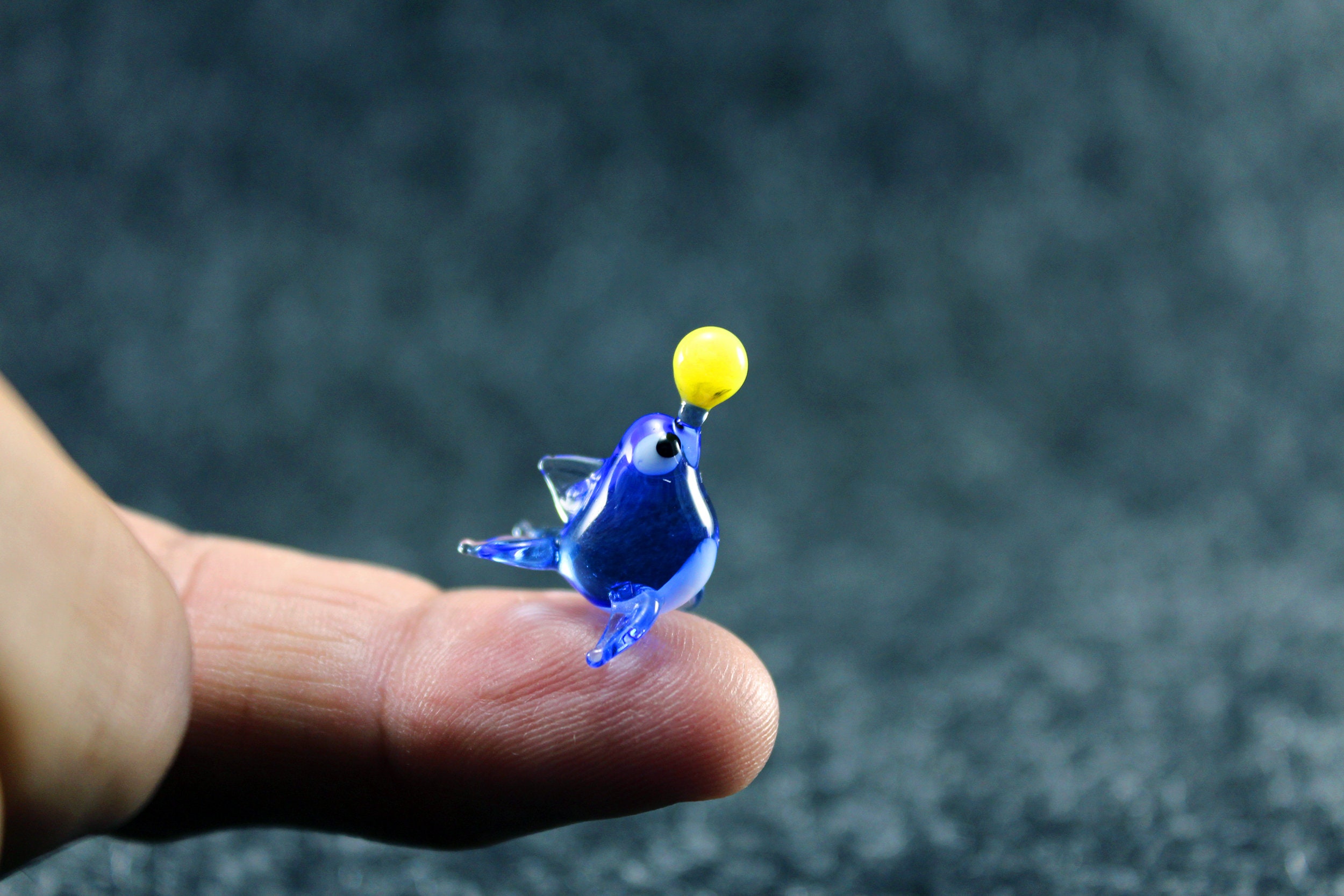 Tiny glass figurines set 5 pcs Glass animals Murano glass Etsy