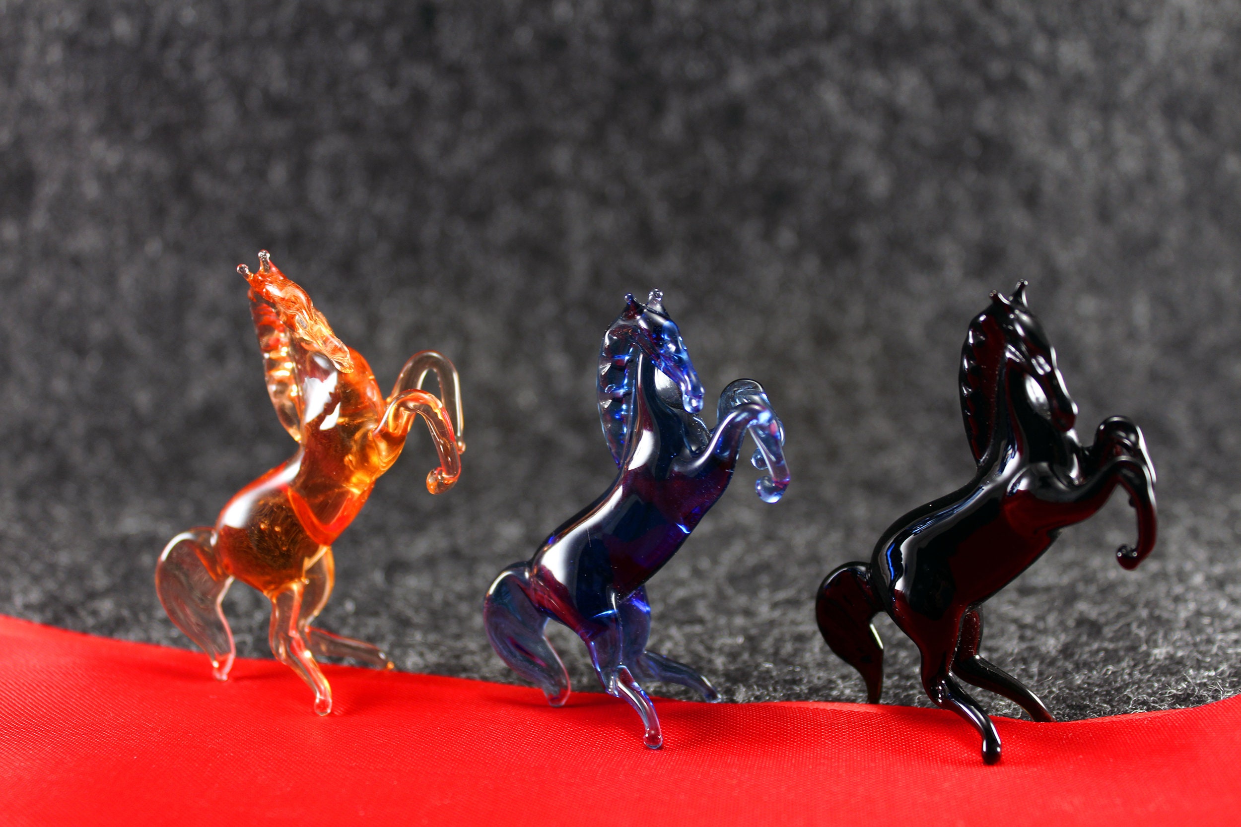 Glass horse art glass home decor glass horse fused glass horse Etsy